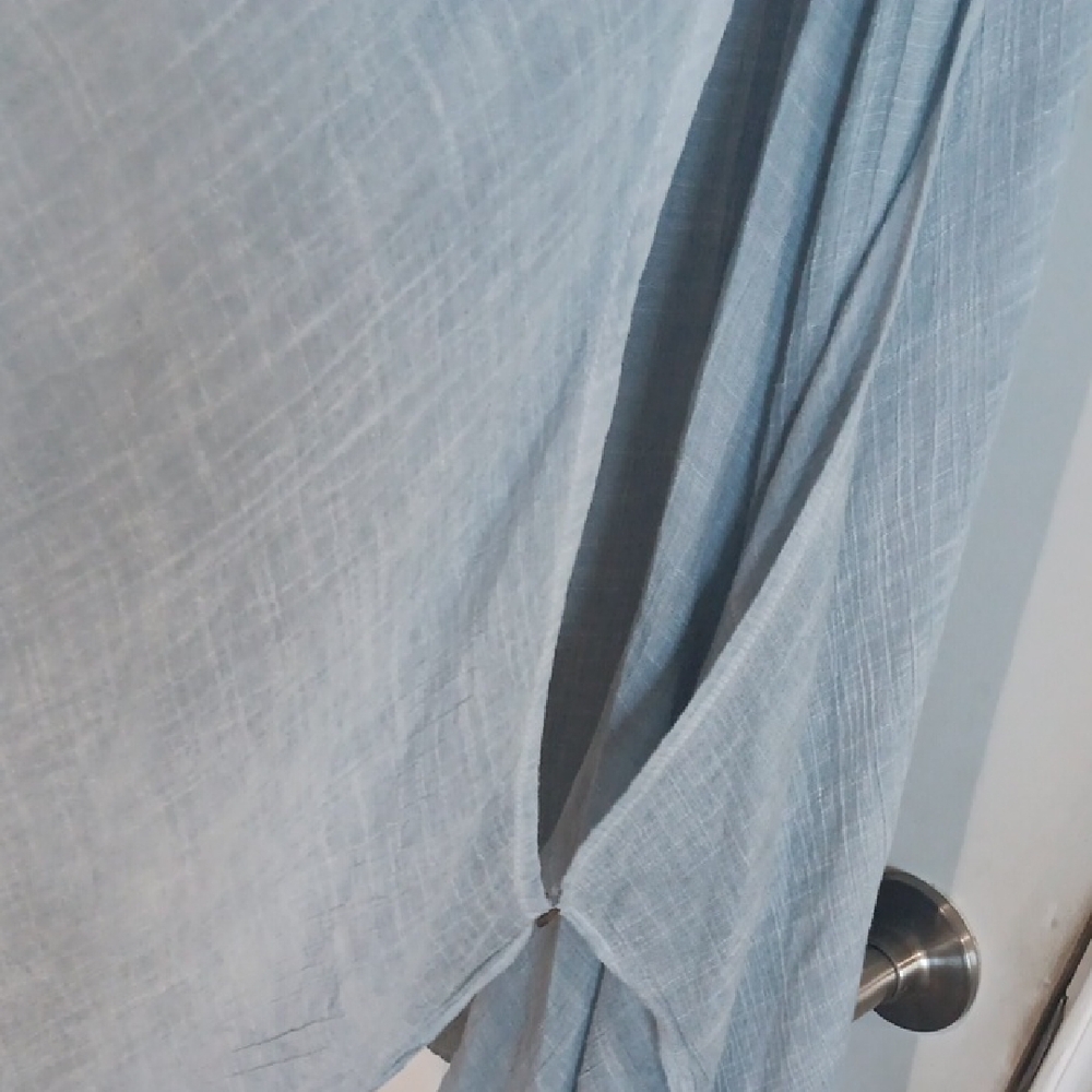 Source Unknown* Pale Blue Asymmetrical Women’s Dr… - image 3